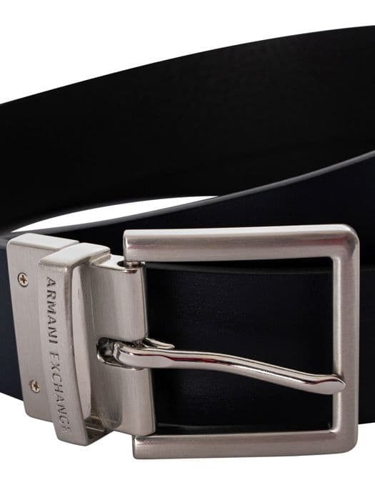Bälte - Armani Exchange - Vändbar - Läder - Flerfärgad - Chic