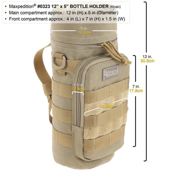 Maxpedition - MX323K-BRK - Flaskhållare Kaki