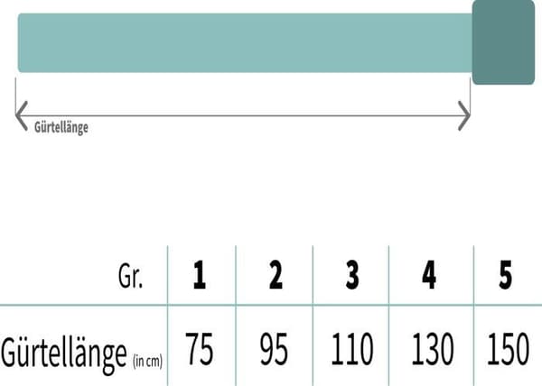 Bälte - Maier sportbältesspänne - 394017-780-CM 130 - Ekologiskt bälte för kvinnor