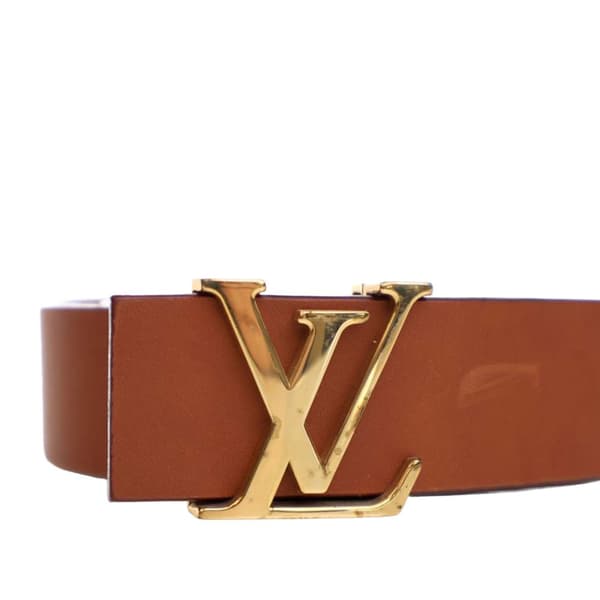 Pre-owned Louis Vuitton Nomade LV Initiales Belt Brown