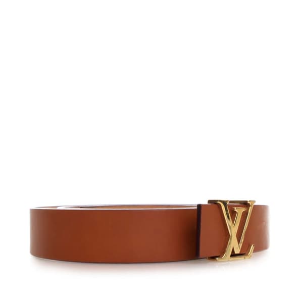Pre-owned Louis Vuitton Nomade LV Initiales Belt Brown