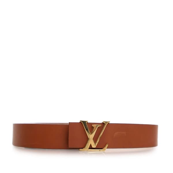 Pre-owned Louis Vuitton Nomade LV Initiales Belt Brown