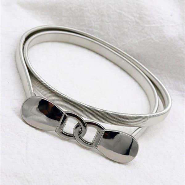 Adjustable belt chain in gold or silver