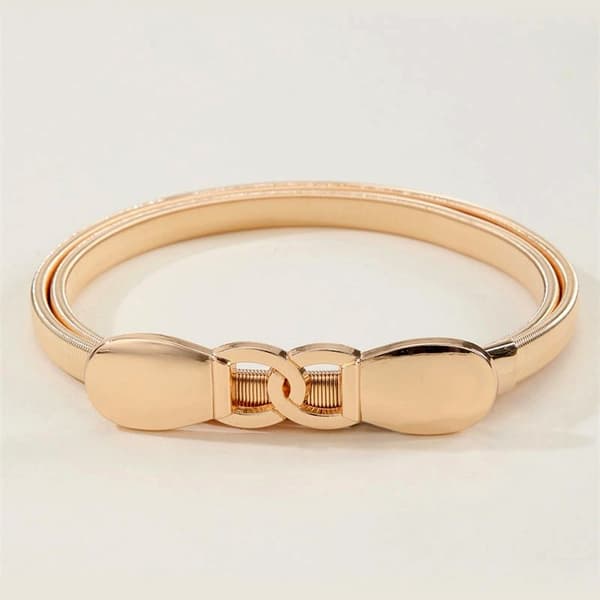 Adjustable belt chain in gold or silver
