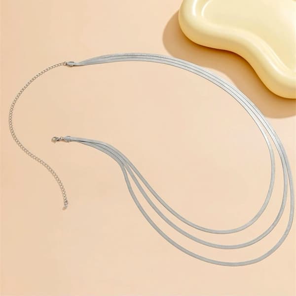 Adjustable belt chain in gold or silver