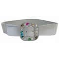 Miniatyrbillede 3 af 3: Adjustable belt with metal buckle - multiple colors