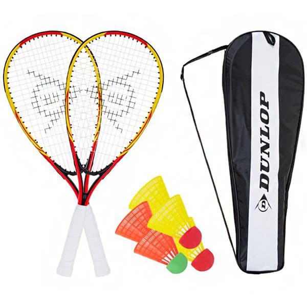 Crossminton Racketballsæt Dunlop gul og rød 762091