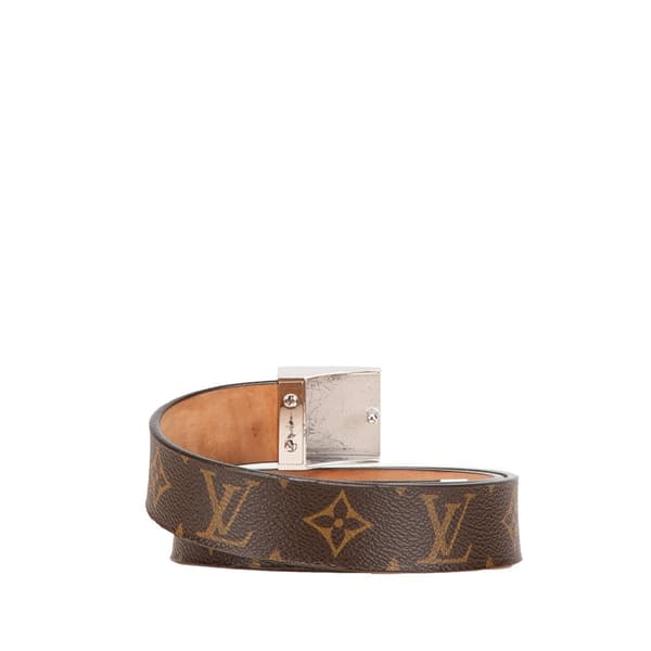 Pre-owned Louis Vuitton Monogram Ceinture Belt Brown