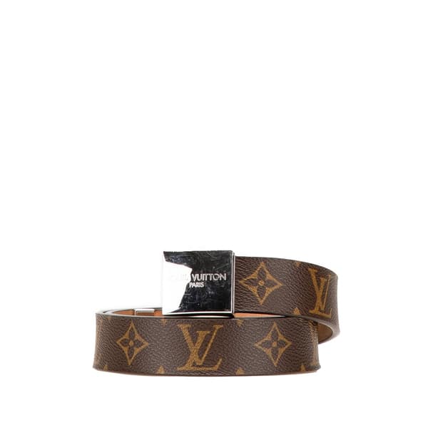 Pre-owned Louis Vuitton Monogram Ceinture Belt Brown