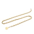 Miniatyrbild 1 av 6: Pre-owned Chanel Gold Plated Medallion Leather Woven Chain Belt Gold