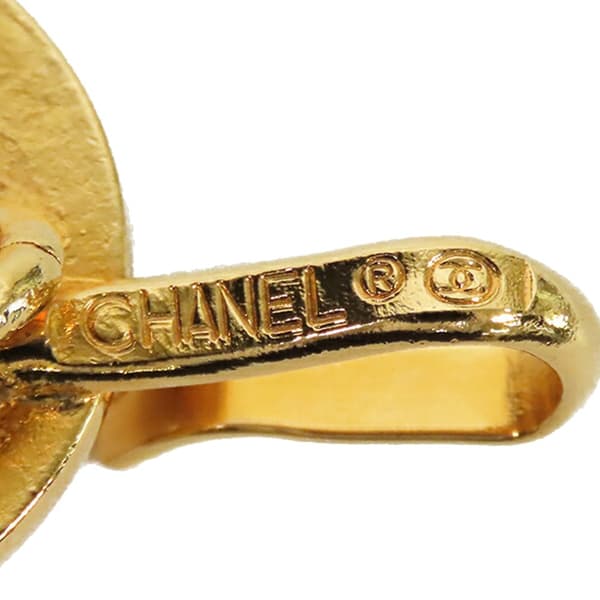 Pre-owned Chanel Gold Plated CC Medallion Leather Woven Chain Belt Gold