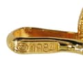 Miniatyrbilde 5 av 8: Pre-owned Chanel Gold Plated CC Medallion Leather Woven Chain Belt Gold