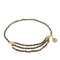 Miniatyrbilde 1 av 8: Pre-owned Chanel Gold Plated CC Medallion Leather Woven Chain Belt Gold