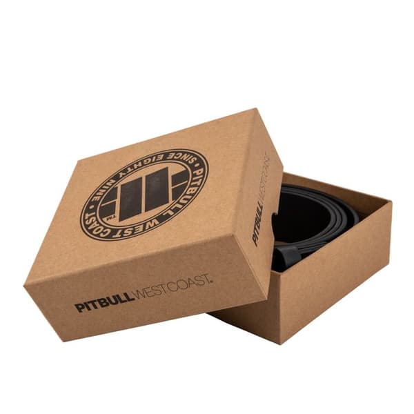 Pit Bull Bones Black 110 -nahkavyö