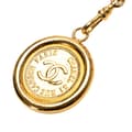 Miniatyrbild 2 av 5: Pre-owned Chanel Gold Plated Medallion Chain Belt Gold