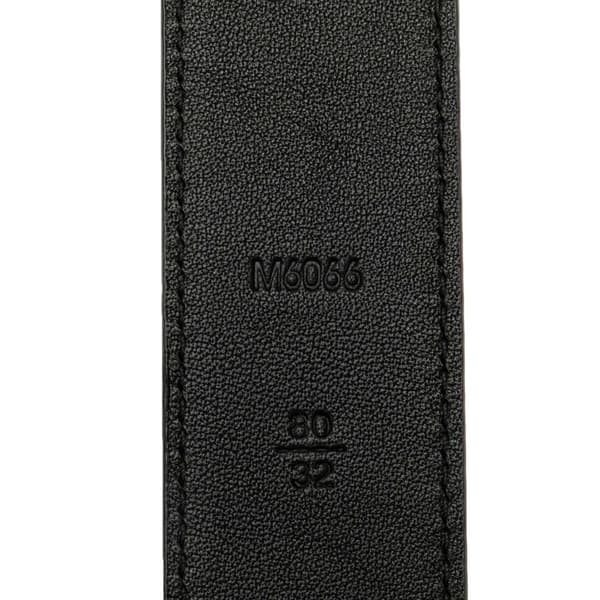 Pre-owned Louis Vuitton Leather Pont Neuf Belt Black