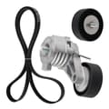 Miniatyrbillede 4 af 4: Bæltestrammerkit Pulley Bolt, Timing Belt Type, 6PK-1990 Ribber
