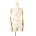Miniatyrbilde 5 av 5: Pre-owned Chanel Gold Plated Medallion Leather Woven Chain Belt Gold