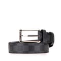 Miniatyrbild 1 av 10: Pre-owned Louis Vuitton Damier Graphite Force Belt Gray
