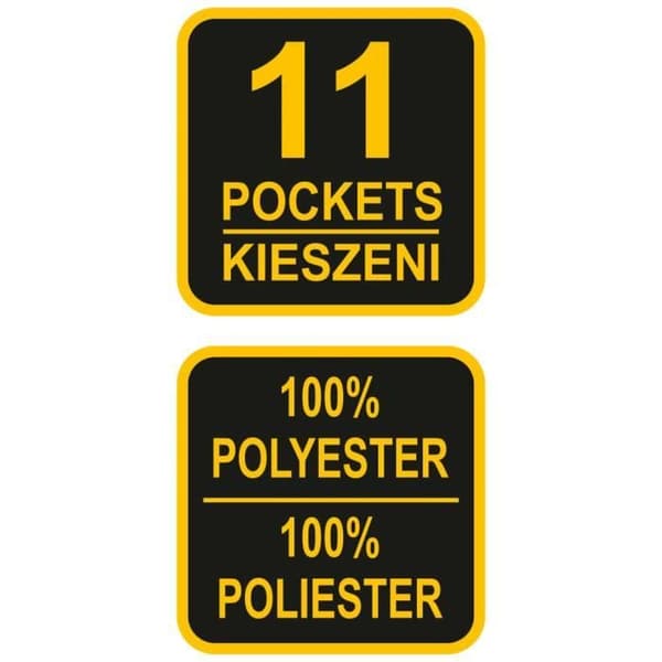 VOREL Verktygsbälte med fasta väskor Polyester