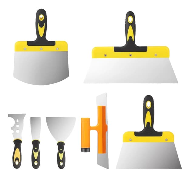 Tapetintyöstösetti, 8 osaa, ergonomiset kahvat, ruostumaton teräs,4