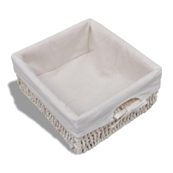 vidaXL opbevaringsbænk 62x33x42 cm kejsertræ hvid