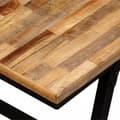 Miniatyrbilde 6 av 11: vidaXL Benk gjenvunnet teak og stål 110x35x45 cm