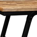Miniatyrbilde 7 av 11: vidaXL Benk gjenvunnet teak og stål 110x35x45 cm