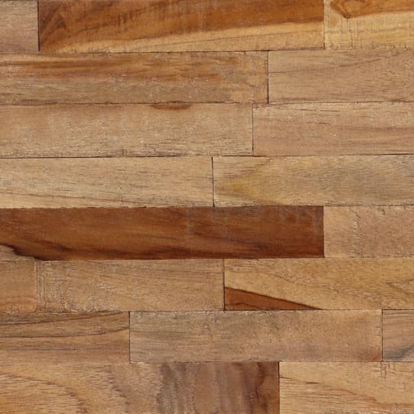 vidaXL Benk gjenvunnet teak og stål 110x35x45 cm
