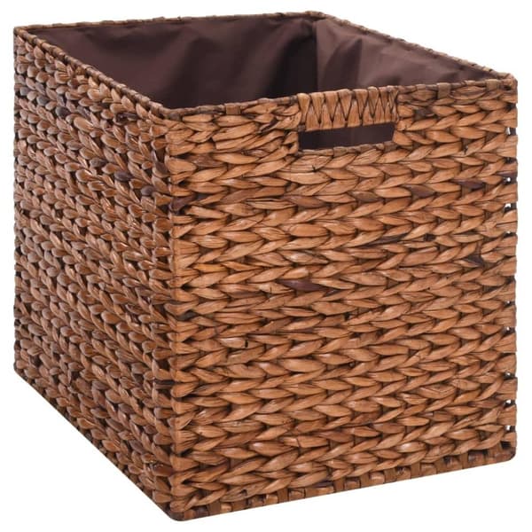 vidaXL bænk med 2 kurve søgræs 71 x 40 x 42 cm brun