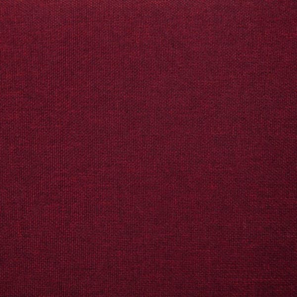 vidaXL bænk med opbevaringsrum 116 cm polyester rødvinsfarvet
