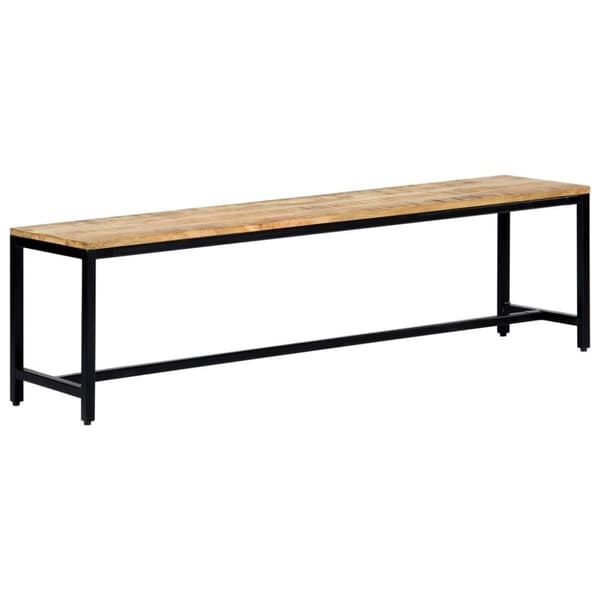 vidaXL Spisebenk 160 cm grov heltre mango