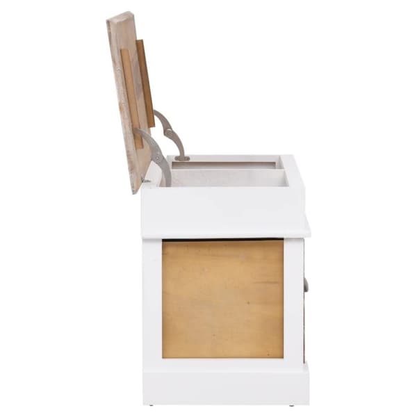 vidaXL entrébænk 70 x 35 x 45 cm kejsertræ