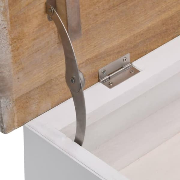vidaXL entrébænk 70 x 35 x 45 cm kejsertræ