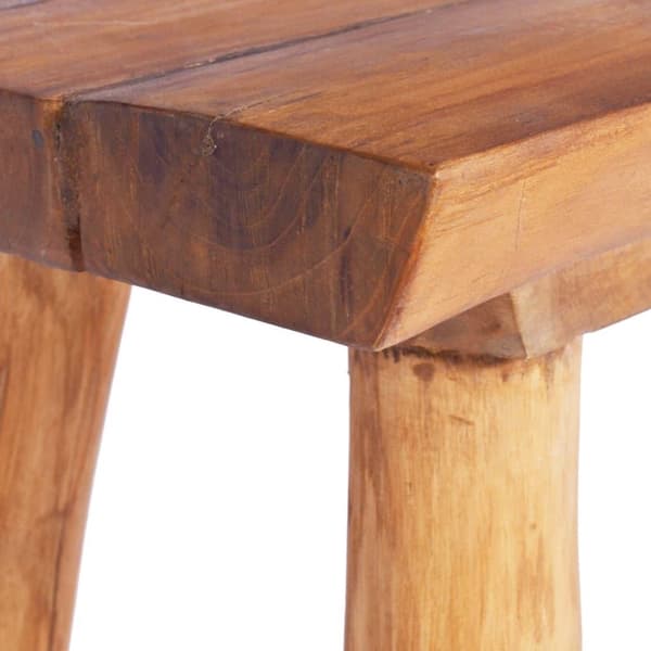 vidaXL Hagebenk 80 cm heltre teak