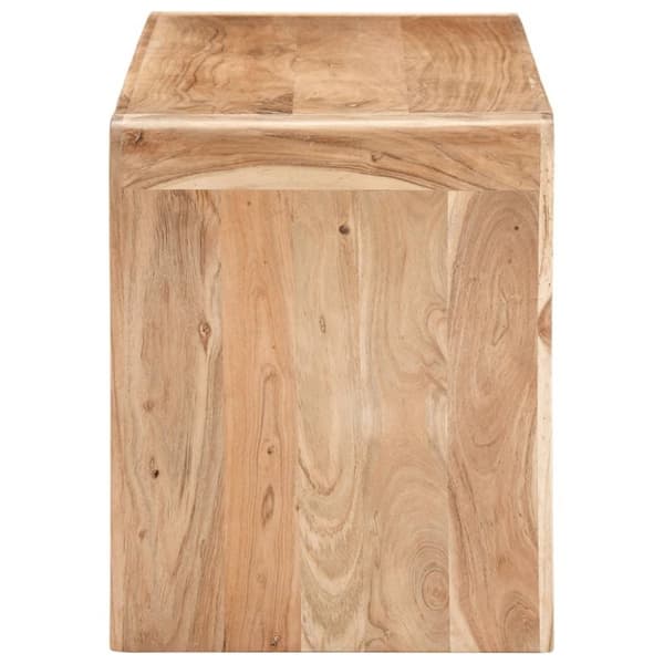 vidaXL Benk 110x38x46 cm heltre akasie
