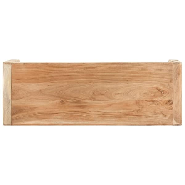 vidaXL Benk 110x38x46 cm heltre akasie