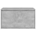 Pikkukuva 5 / 10: vidaXL Eteisen penkki 80x40x45 cm betoninharmaa lastulevy