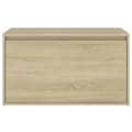 Miniatyrbillede 5 af 10: vidaXL entrébænk 80x40x45 cm spånplade sonoma-eg