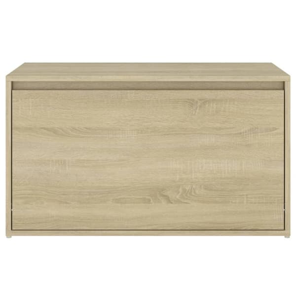 vidaXL entrébænk 80x40x45 cm spånplade sonoma-eg