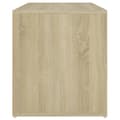 Miniatyrbillede 7 af 10: vidaXL entrébænk 80x40x45 cm spånplade sonoma-eg