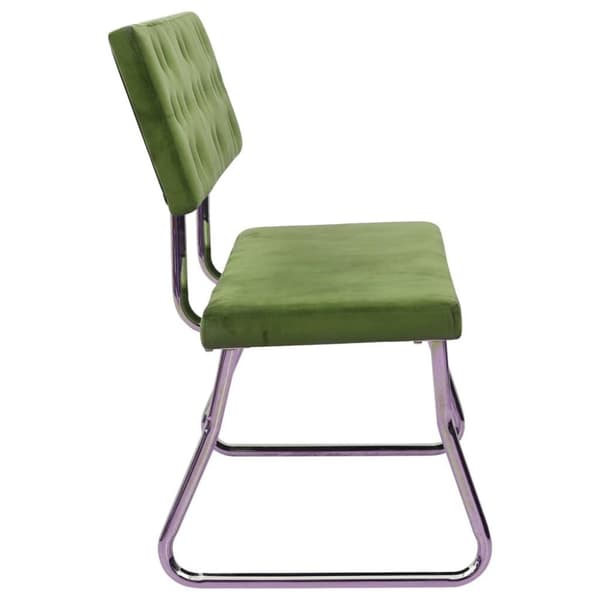 vidaXL bænk 110 cm fløjl lysegrøn