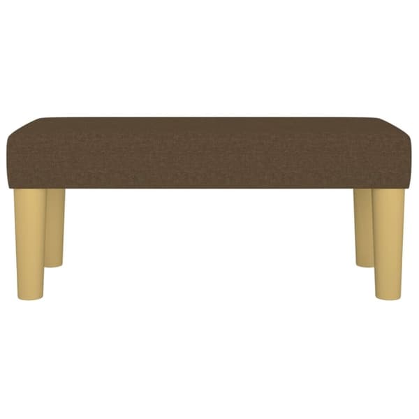 vidaXL bænk 70x30x30 cm stof brun