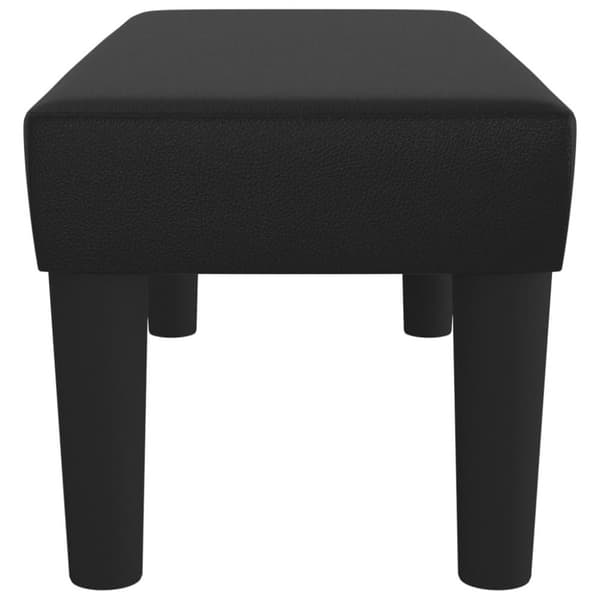 vidaXL bænk 70x30x30 cm kunstlæder sort