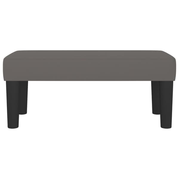 vidaXL bænk 70x30x30 cm kunstlæder grå