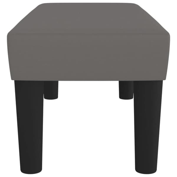 vidaXL bænk 70x30x30 cm kunstlæder grå