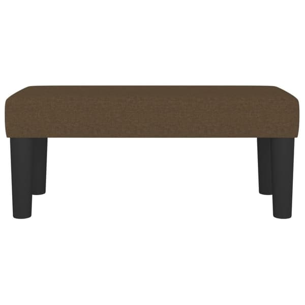 vidaXL Bänk brun 70x30x30 cm tyg