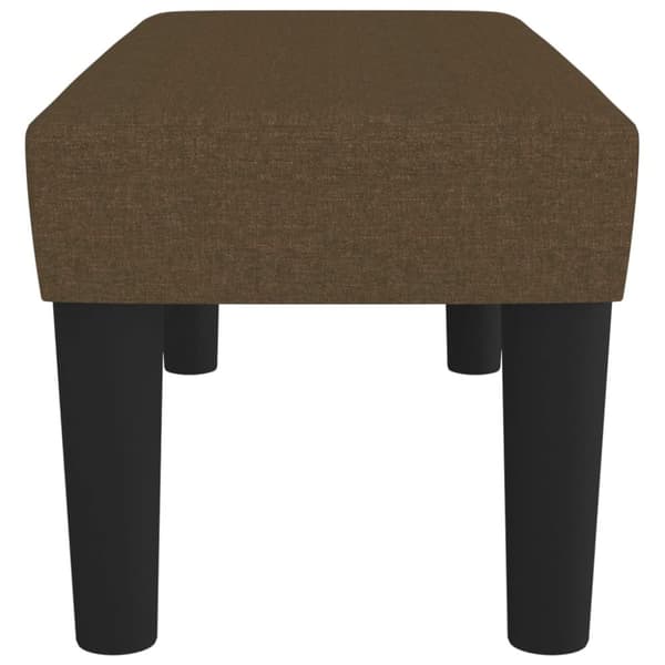 vidaXL Bänk brun 70x30x30 cm tyg