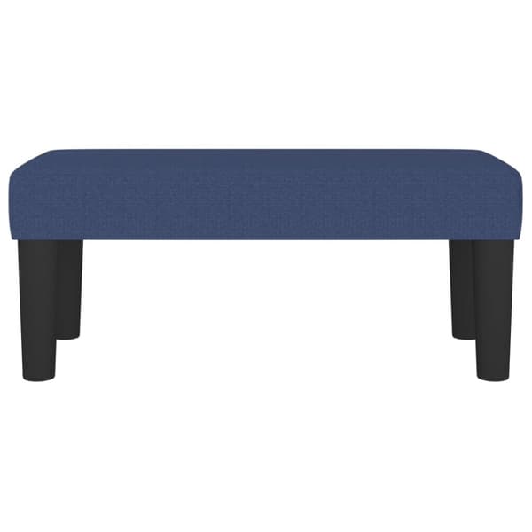vidaXL Bänk blå 70x30x30 cm tyg