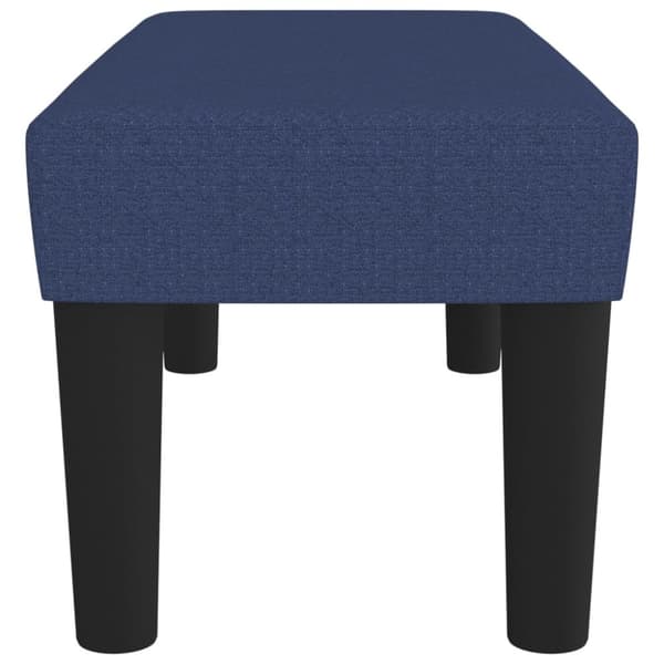 vidaXL Bänk blå 70x30x30 cm tyg